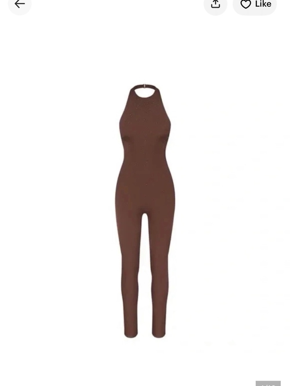 Skims x Swarovski catsuit Halter-Neck Sleek Women's One-Piece